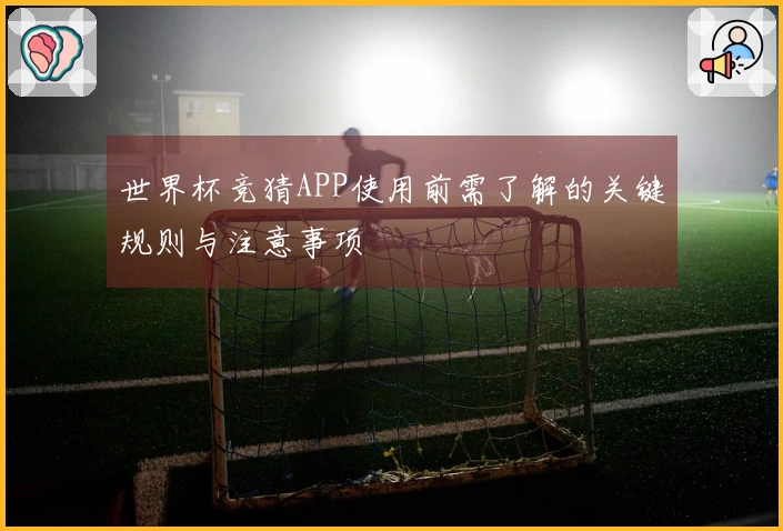 世界杯竞猜APP使用前需了解的关键规则与注意事项