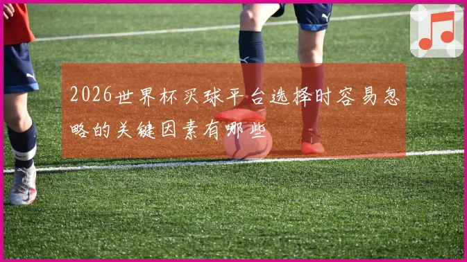 2026世界杯买球平台选择时容易忽略的关键因素有哪些