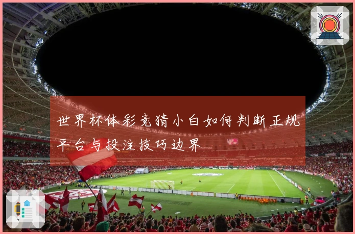 世界杯体彩竞猜小白如何判断正规平台与投注技巧边界