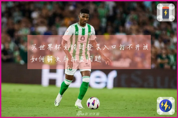 买世界杯竞猜时登录入口打不开该如何解决和排查问题