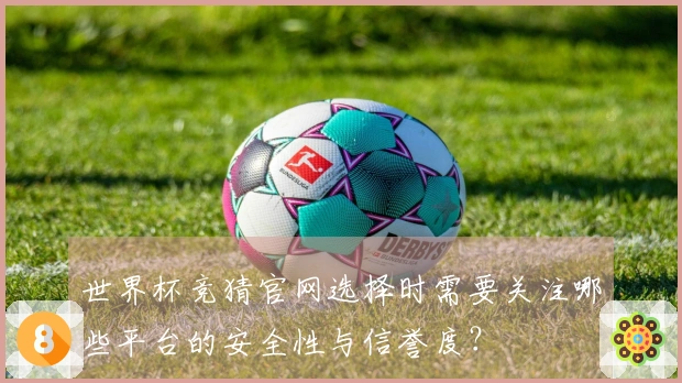 世界杯竞猜官网选择时需要关注哪些平台的安全性与信誉度？